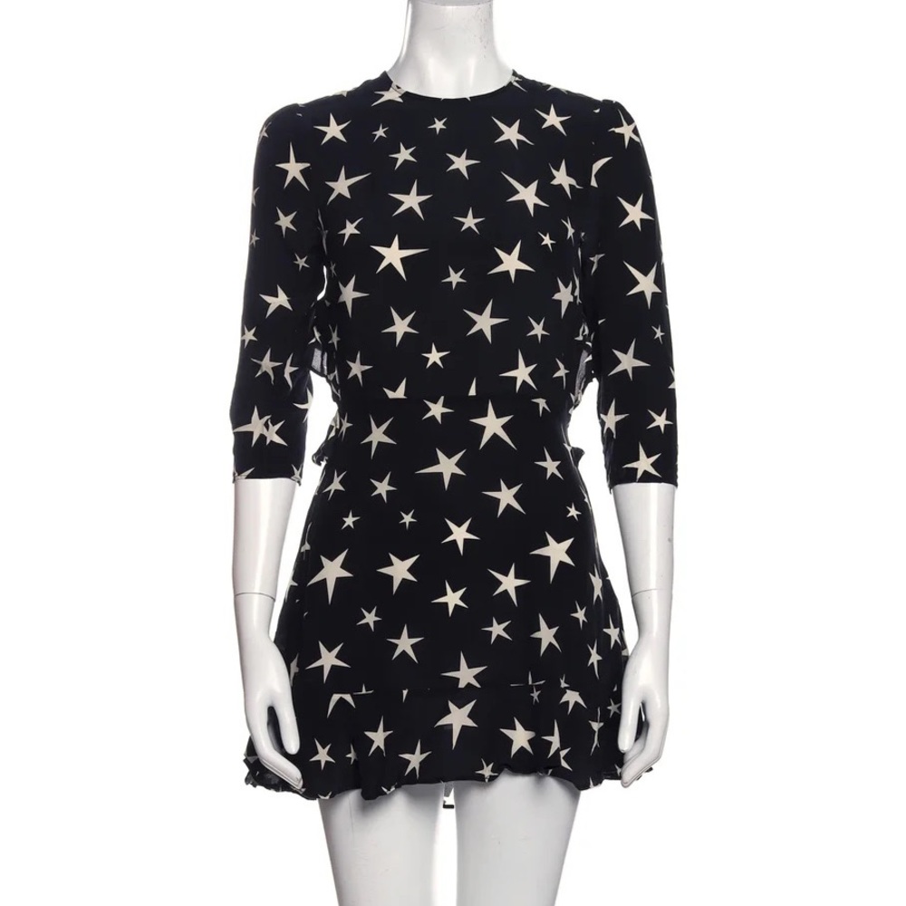 Realisation Par Silk Star Mini Dress, Navy Size S